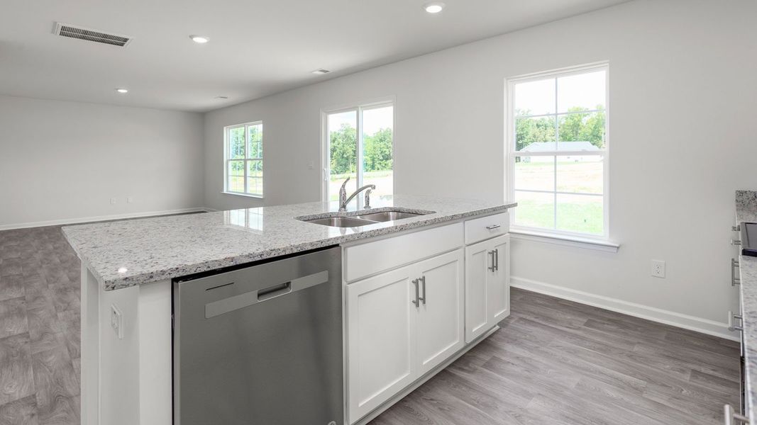 Furnished interior view inside a new home in Aspen Place, Thomasville (Image 5).