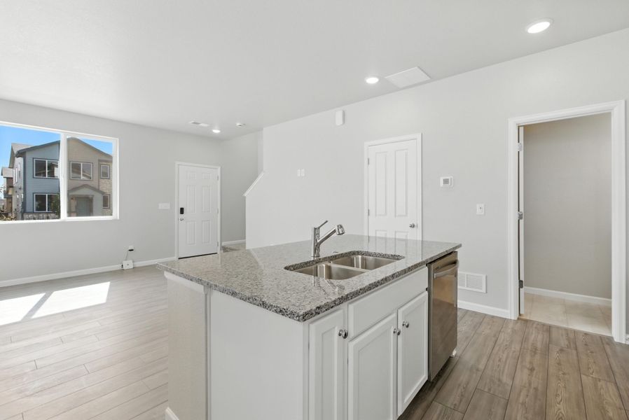 Furnished interior view inside a new home in Pintail Commons at Johnstown Village, Johnstown (Image 9).