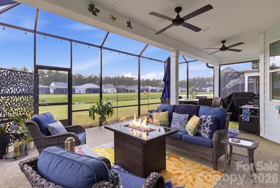 Exterior details and patio area of a home in , Hardeeville (Image 25).