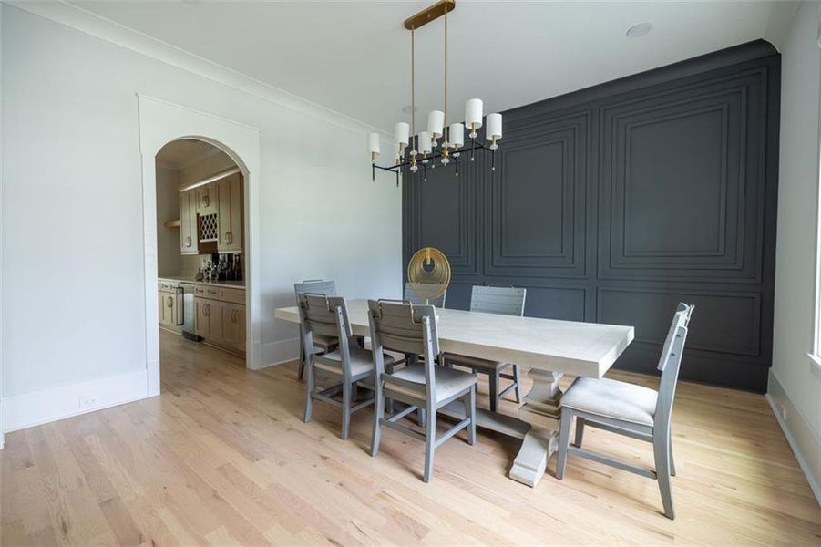 Furnished interior view inside a new home in , Buford (Image 12).