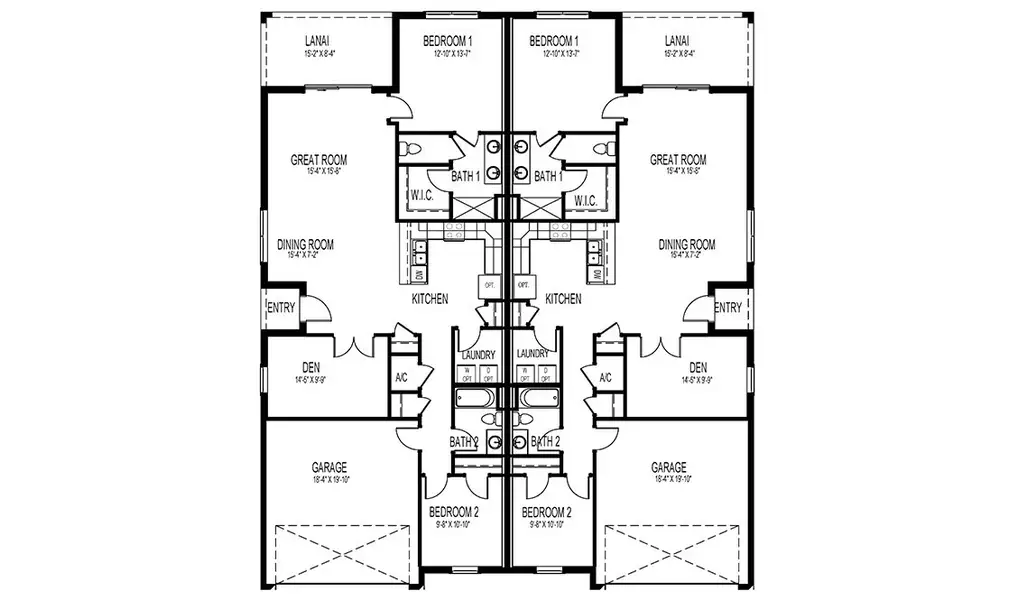 2D floor plan layout of this home in Palmetto Landing at Babcock Ranch Express, Punta Gorda, FL (Image 2).