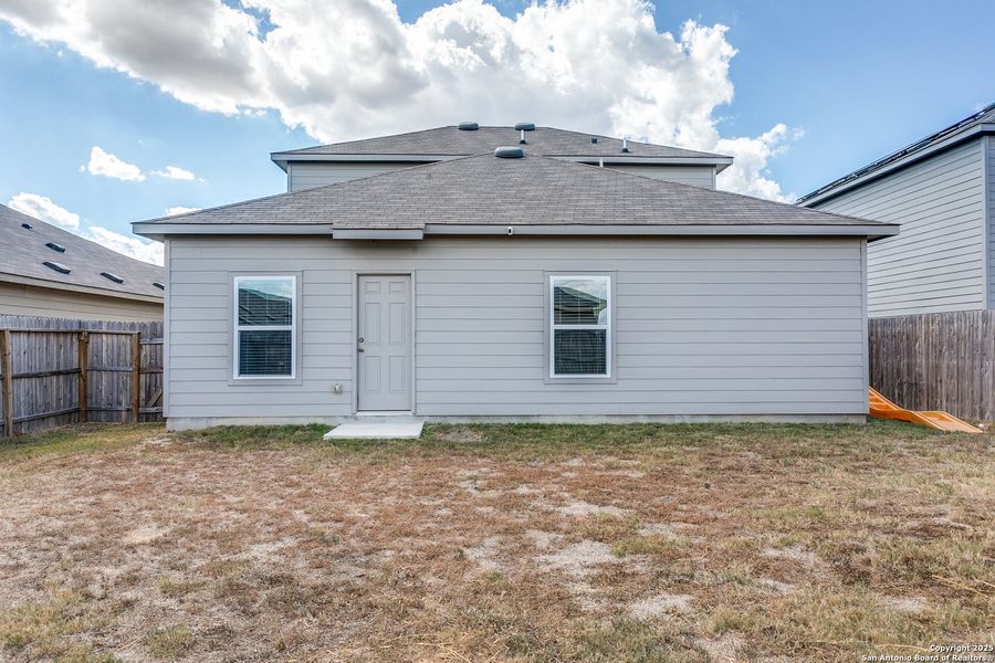 Exterior details and patio area of a home in , Lytle (Image 2). Exterior details and patio area of a home in , Lytle (Image 2).