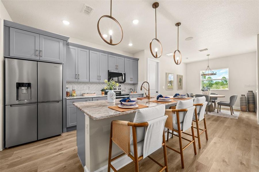 Furnished interior view inside a new home in , Sebring (Image 11).