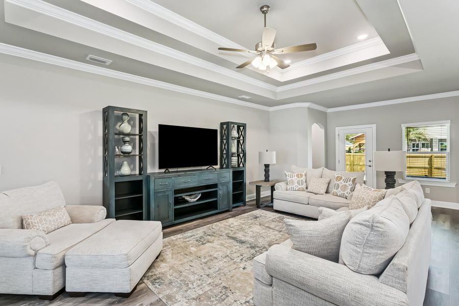 Furnished interior view inside a new home in Buckeyes Landing, Navarre (Image 5).