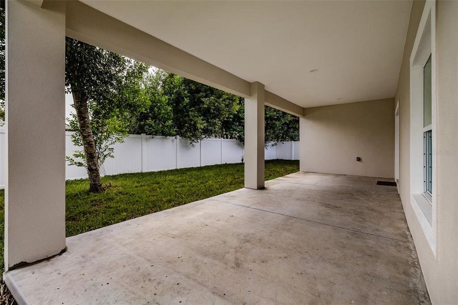 Exterior details and patio area of a home in , New Port Richey (Image 22).