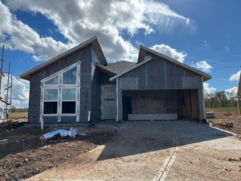 In-progress construction of a new home in Sienna 45', 50', Missouri City, TX (Image 7).