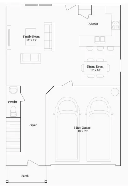 2D floor plan layout of this home in Synova, Crosby, TX (Image 5).