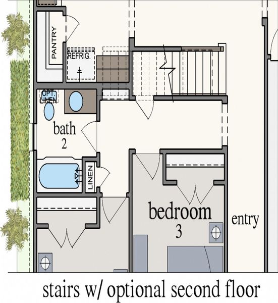 Stairs with Optional Second Floor Stairs with Optional Second Floor