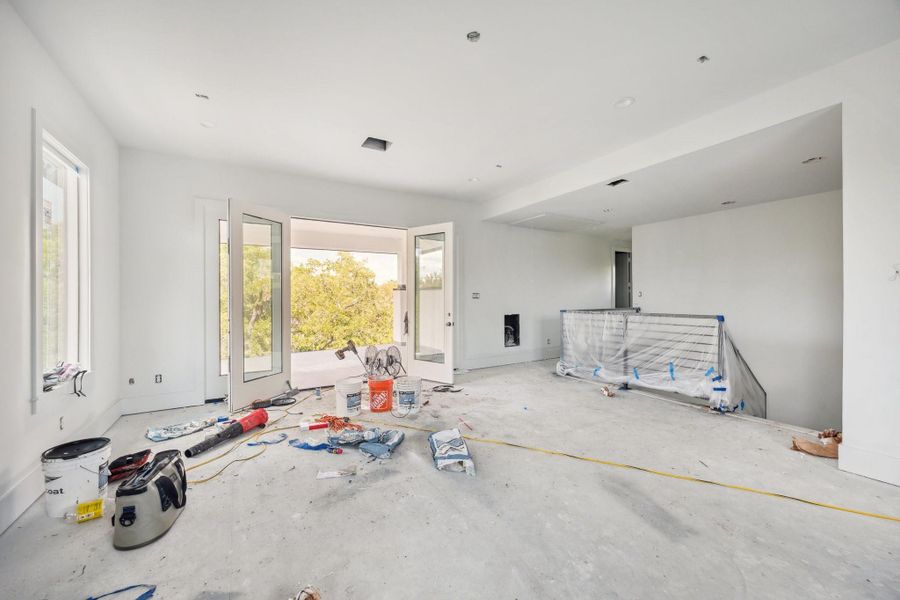 Game Room also has a Full Bathroom and a Guest Room.   Construction as of September 29th, 2025.