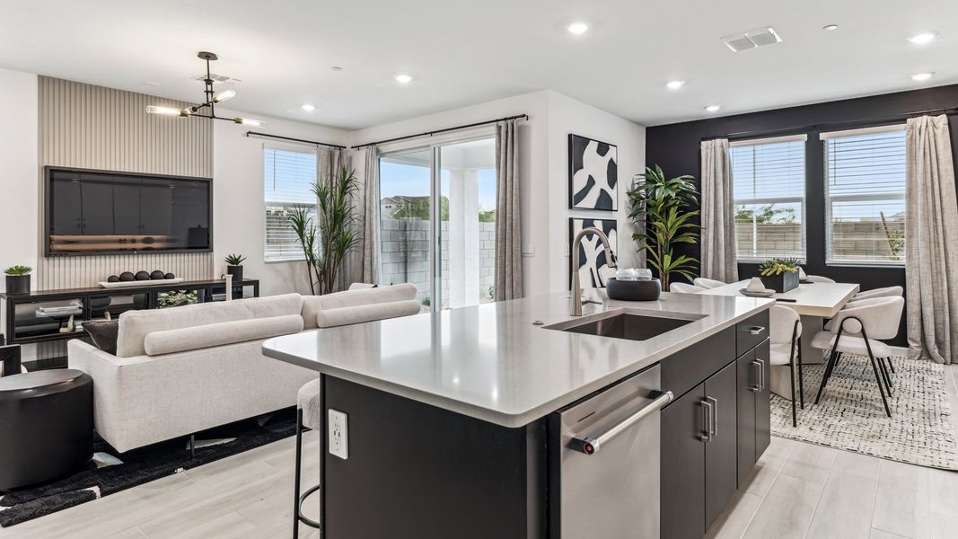 Furnished interior view inside a new home in Avance, Phoenix (Image 9).
