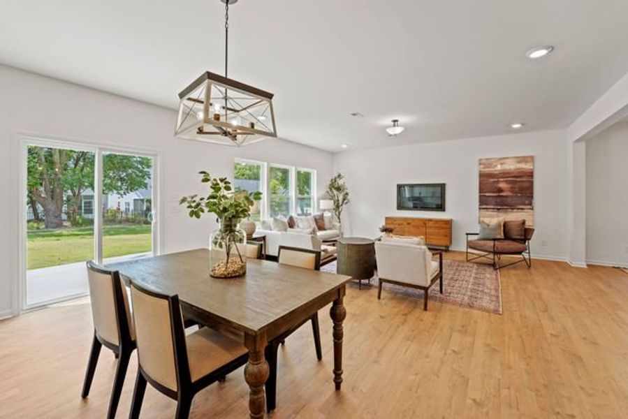 Representative furnished interior of a home built from the Hope by True Homes in Westbrook Falls, Colfax (Image 7).