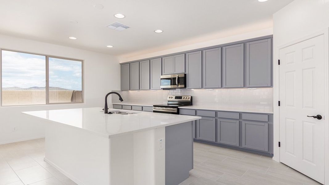 Representative furnished interior of a home built from the 45RM4 by Taylor Morrison in Almeria at Rancho Mercado, Surprise (Image 5).