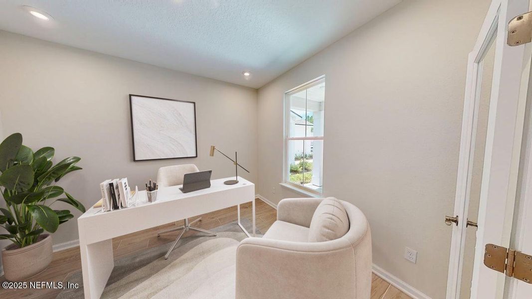 Furnished interior view inside a new home in RiverTown - WaterSong, St. Johns (Image 9). Furnished interior view inside a new home in RiverTown - WaterSong, St. Johns (Image 9).