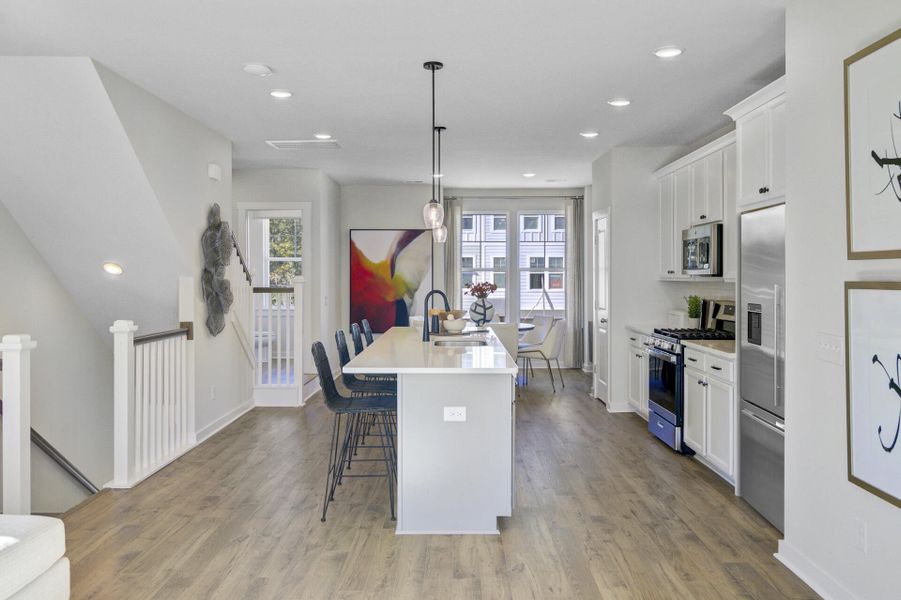 Furnished interior view inside a new home in , Johns Island (Image 29).