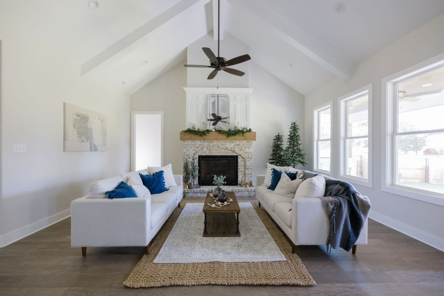 Representative furnished interior of a home built from the The Ellen II by Reece Homes in Pebble Creek, College Station (Image 7).