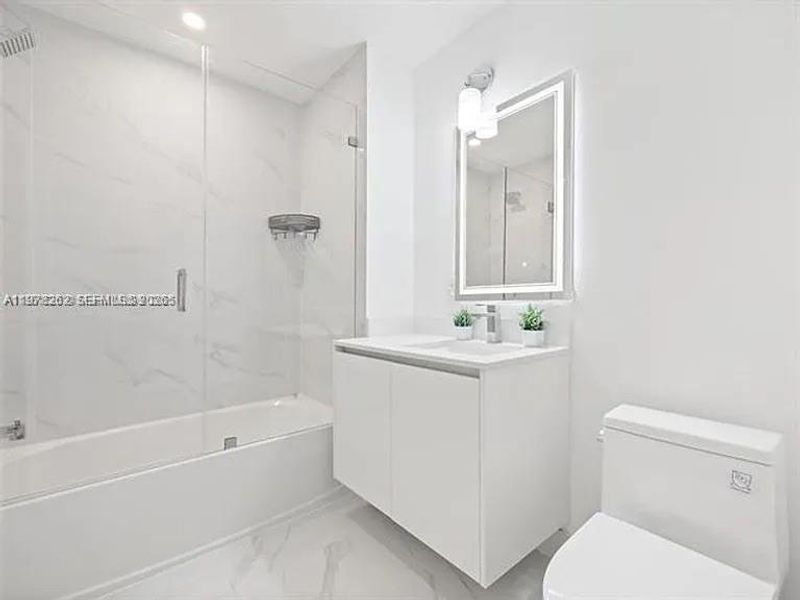 Furnished interior view inside a new home in , Miami (Image 7).