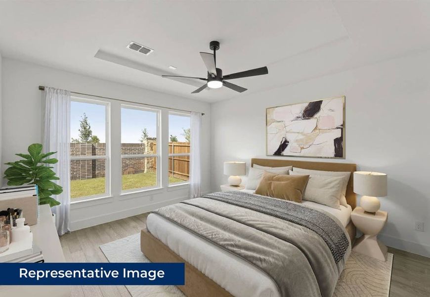 Representative furnished interior of a home built from the Cooper F by First Texas Homes in Brookfield, Melissa (Image 10). Representative furnished interior of a home built from the Cooper F by First Texas Homes in Brookfield, Melissa (Image 10).