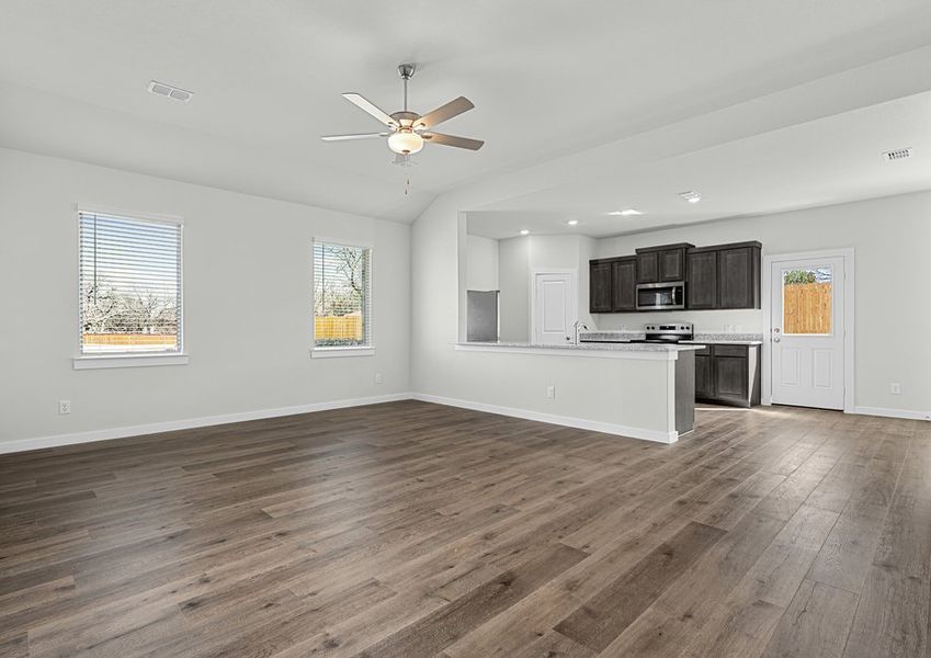 The Reed has a wonderful open-concept layout that is perfect for everyday living.