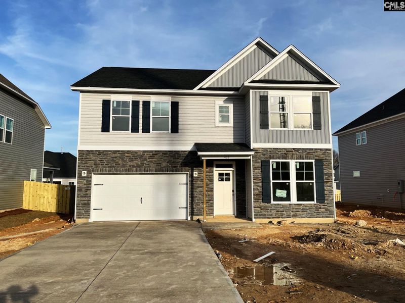 In-progress construction of a new home in Blythewood Farms, Blythewood, SC (Image 25).