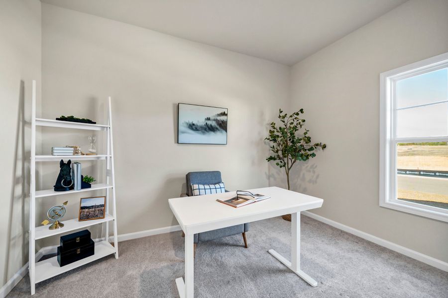 Representative furnished interior of a home built from the Cooper by Hurricane Builders in Portrait Hills, Aiken (Image 35).
