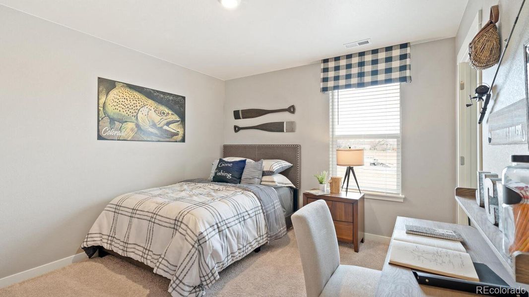 Furnished interior view inside a new home in Fossil Creek Ranch, Windsor (Image 19).