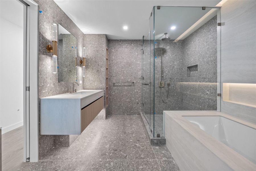 Furnished interior view inside a new home in , Pompano Beach (Image 30).