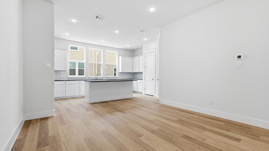 Furnished interior view inside a new home in Collin Creek, Plano (Image 21).