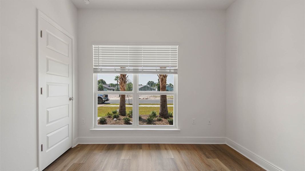 Representative unfurnished interior of a home built from the Rhett by D.R. Horton in Caballeros Estates At Hombre, Panama City Beach (Image 26).