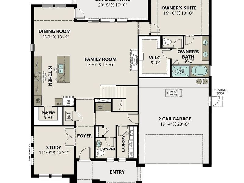 2D floor plan layout of this home in Sierra Vista, Rosharon, TX (Image 4). 2D floor plan layout of this home in Sierra Vista, Rosharon, TX (Image 4).