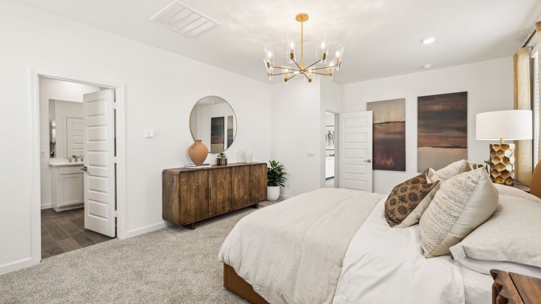 Furnished interior view inside a new home in Remington, Buckeye (Image 16).