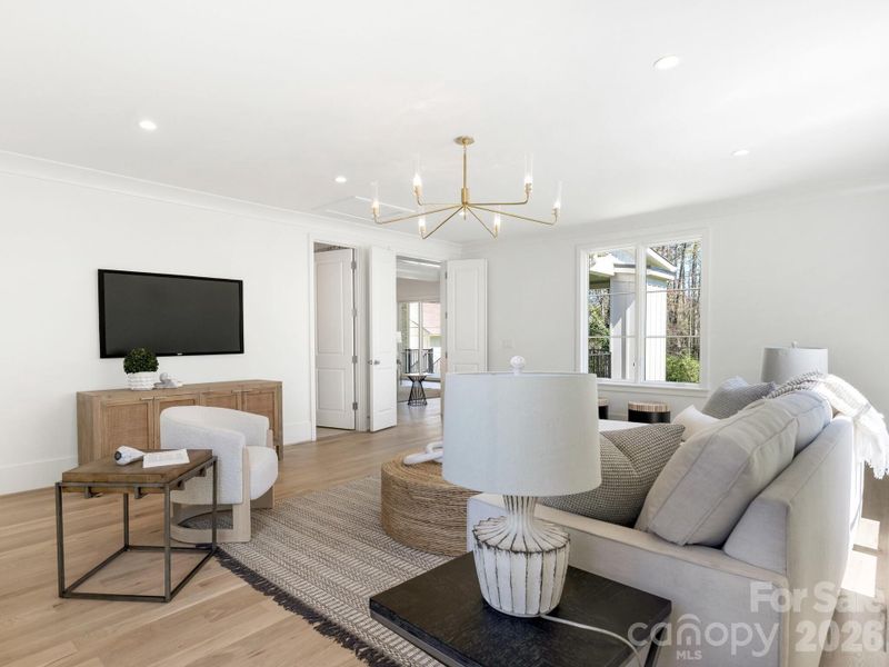 Furnished interior view inside a new home in , Charlotte (Image 33).