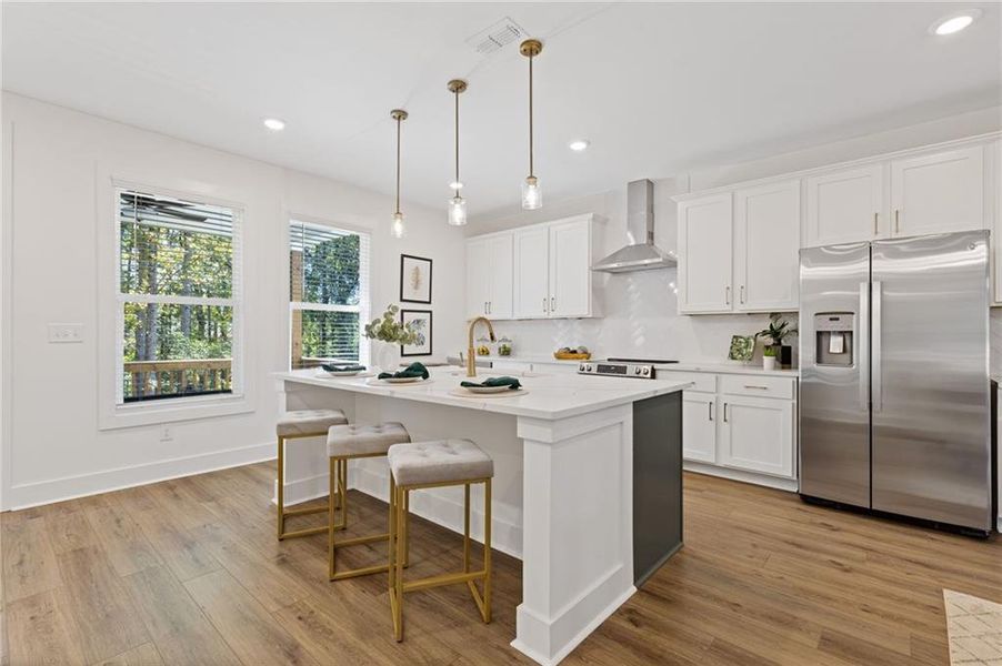 Furnished interior view inside a new home in , Suwanee (Image 5).