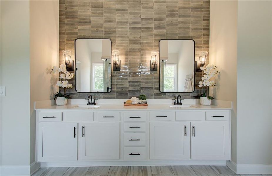 Furnished interior view inside a new home in , Hoschton (Image 40).