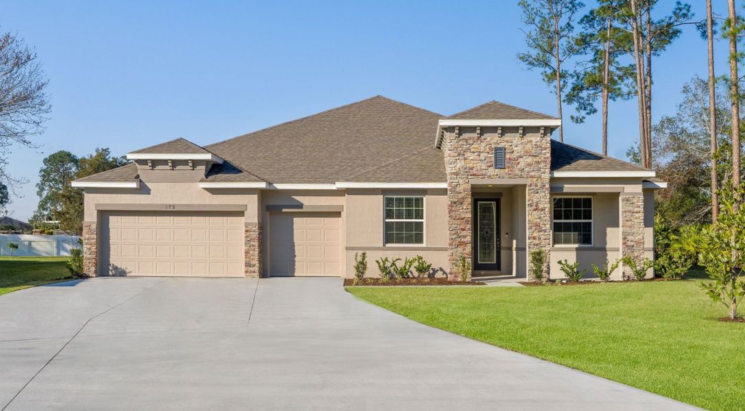 Representative exterior photo of a completed home built from the Harmony by Maronda Homes in Bella Estates, Plant City, FL (Image 30).