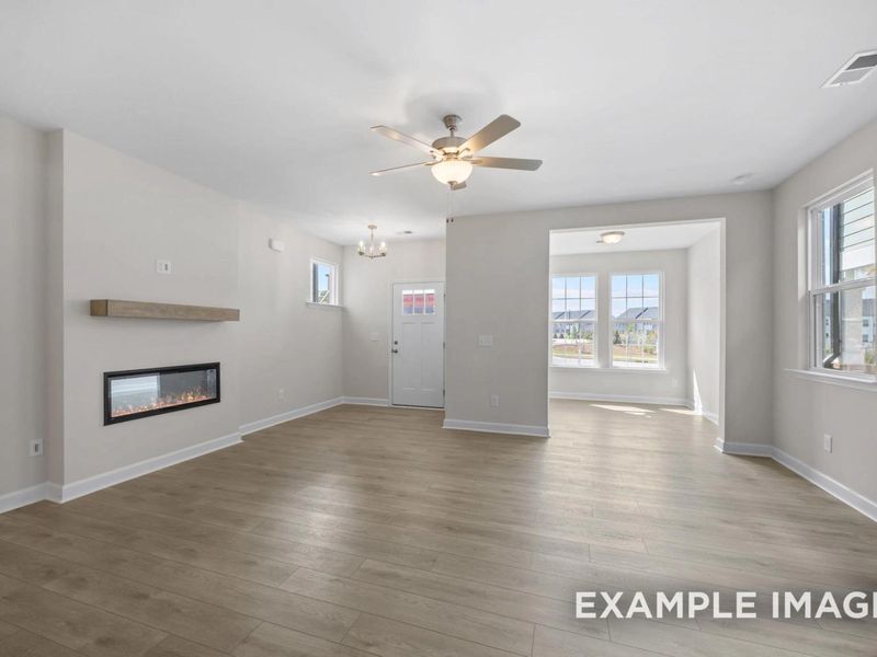 Spacious, unfurnished interior of a new home in Forestville Yard, Knightdale (Image 12).