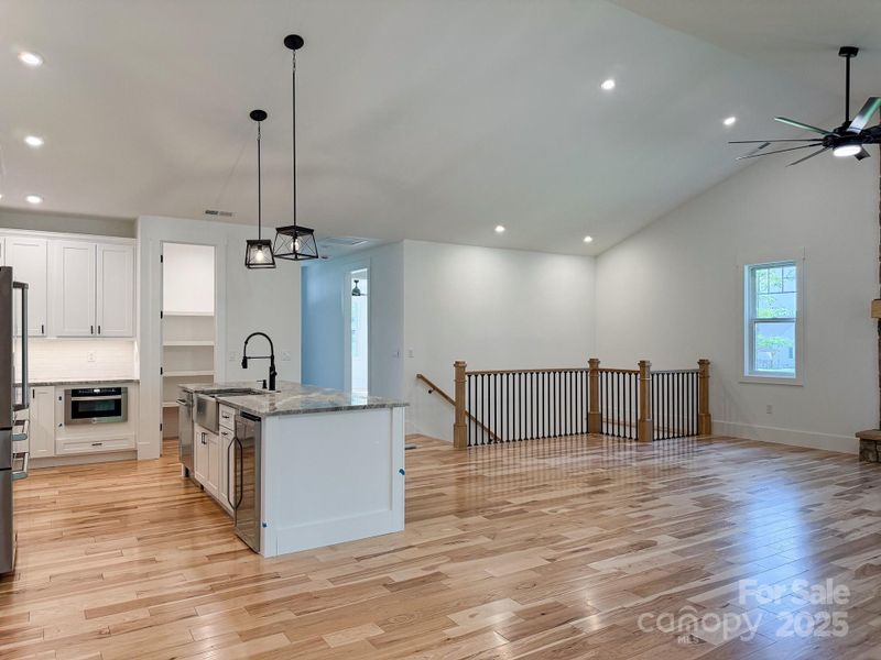 Furnished interior view inside a new home in , Mills River (Image 4).