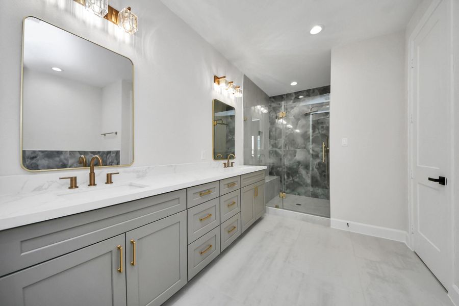 Furnished interior view inside a new home in , Houston (Image 16).