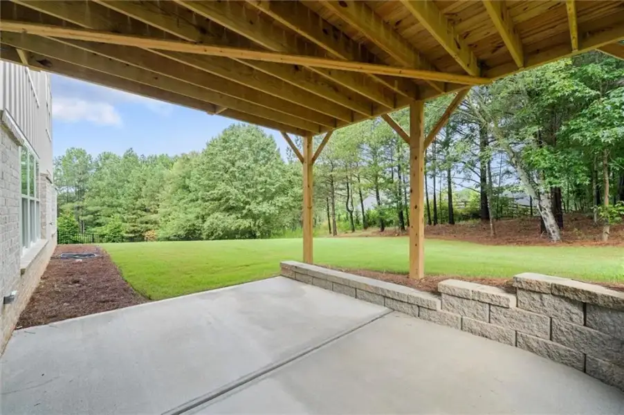 Exterior details and patio area of a home in , Flowery Branch (Image 3).