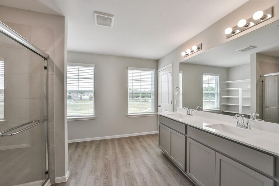 Furnished interior view inside a new home in , Houston (Image 10).