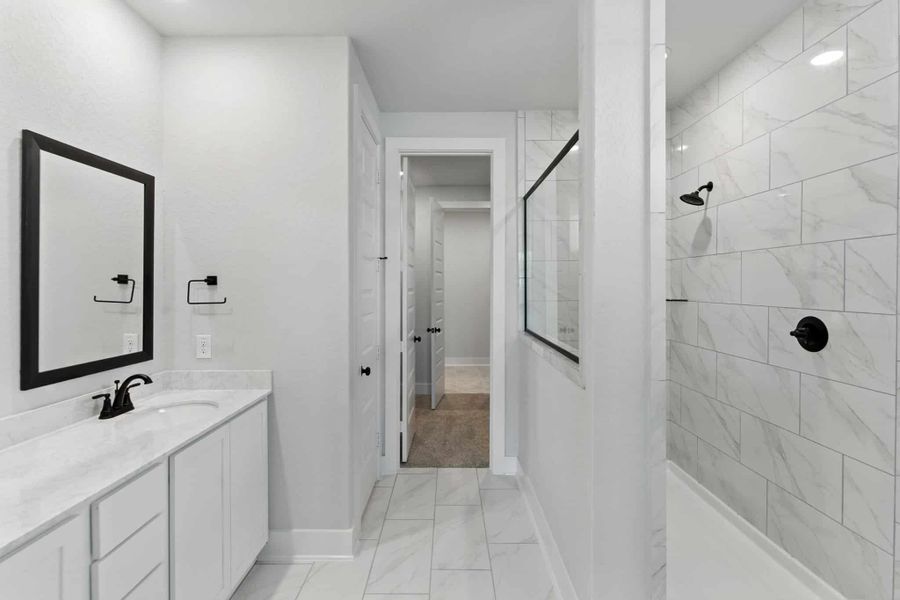 Furnished interior view inside a new home in Alsatian Oaks, Castroville (Image 7).