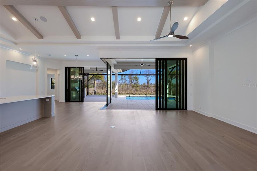 Spacious, unfurnished interior of a new home in Wild Blue at Waterside, Sarasota (Image 23). Spacious, unfurnished interior of a new home in Wild Blue at Waterside, Sarasota (Image 23).