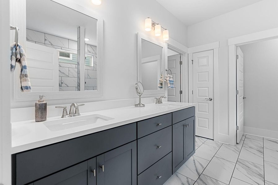 Furnished interior view inside a new home in Sea Island Preserve, Johns Island (Image 47).