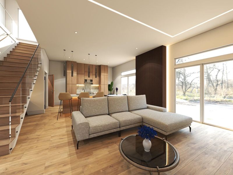 Furnished interior view inside a new home in , Houston (Image 7).