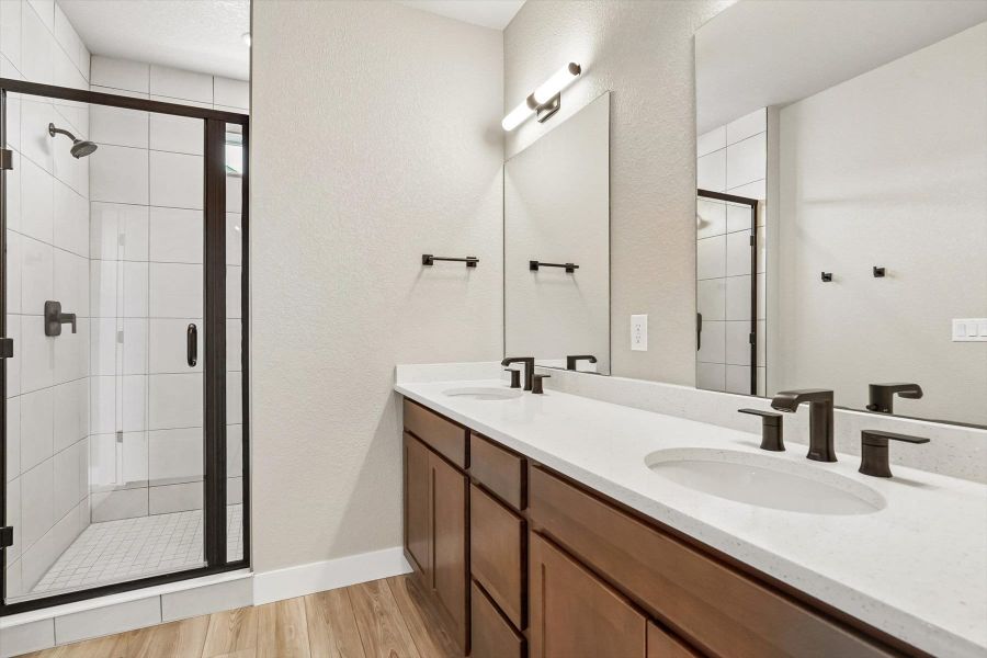 Furnished interior view inside a new home in Pony Park, Colorado Springs (Image 9).