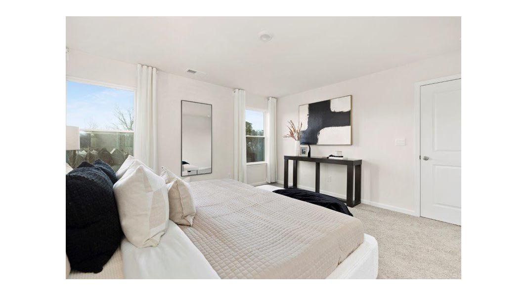 Representative furnished interior of a home built from the Taylor by D.R. Horton in Falls at Hickory, Hickory (Image 14).