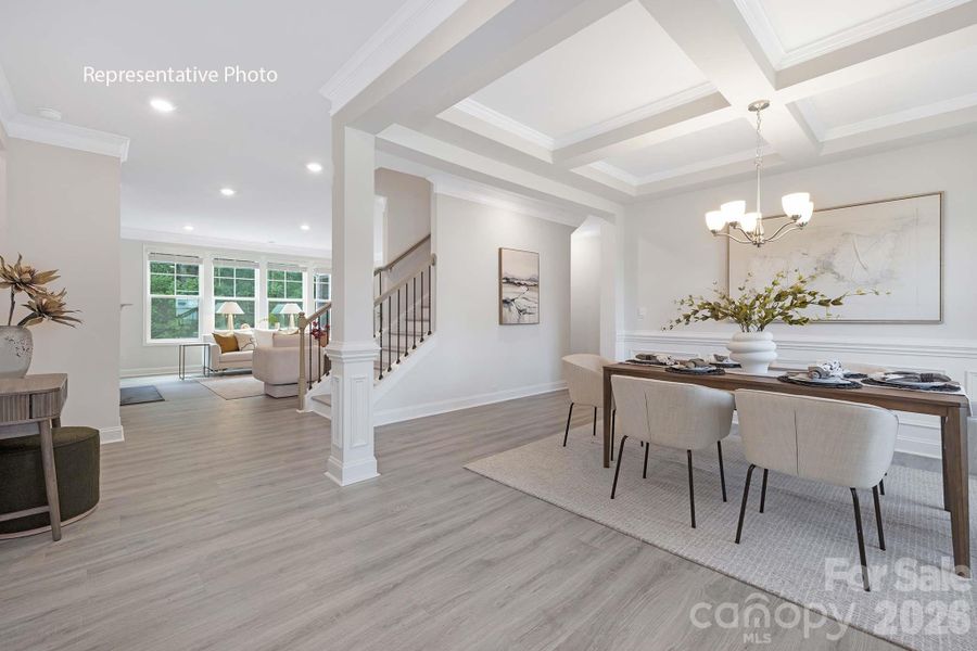 Furnished interior view inside a new home in Sylvan Creek, Denver (Image 8).