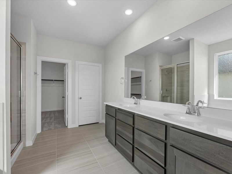 Furnished interior view inside a new home in Mason Woods, Cypress (Image 9).