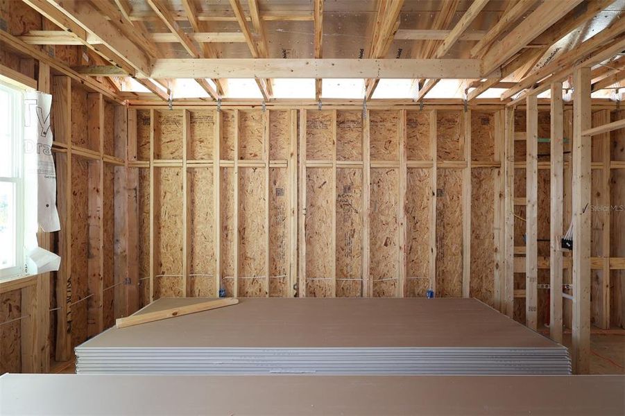 In-progress construction of a new home in Center Lake on the Park, St. Cloud, FL (Image 14).