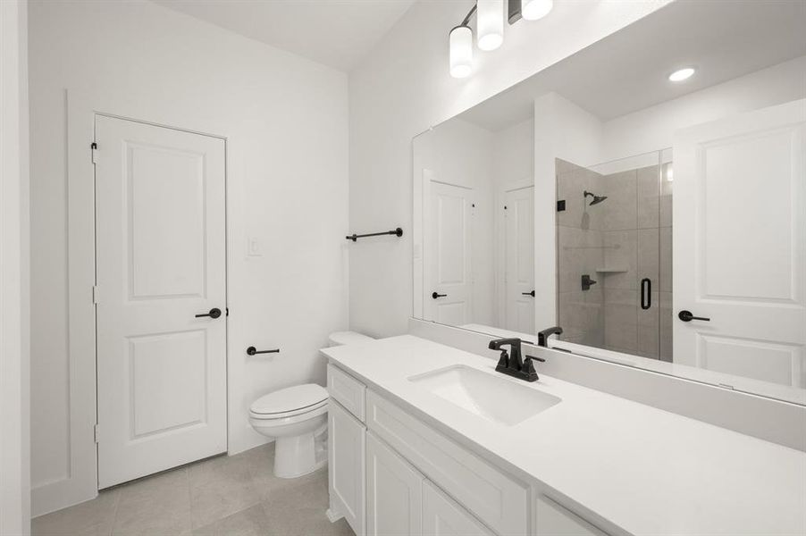 Furnished interior view inside a new home in High Country, Burleson (Image 12).