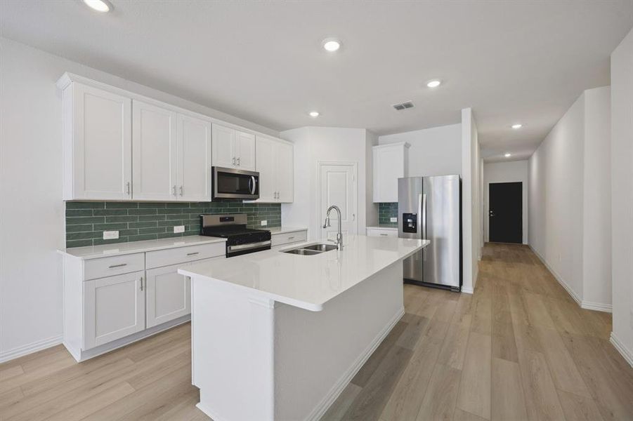 Furnished interior view inside a new home in Lakehaven - Signature Series, Farmersville (Image 12).